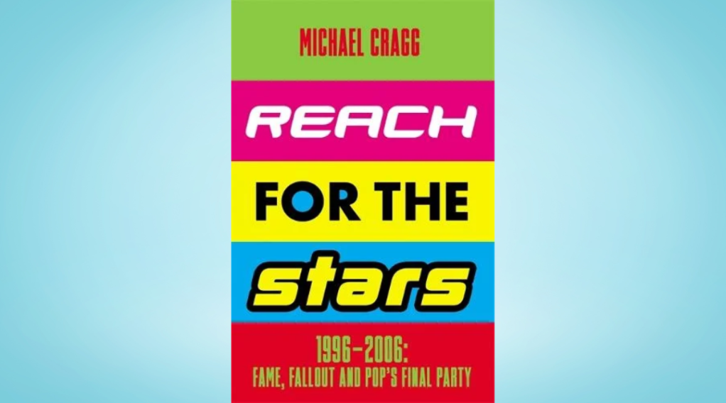 The book cover, featuring retro fonts and the full title in an array of bright colours.
